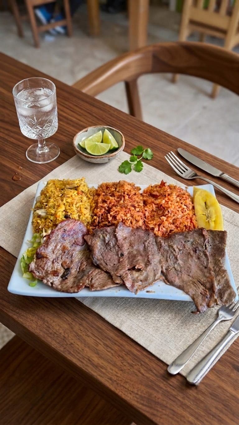 Bandeja trifasica con Carne